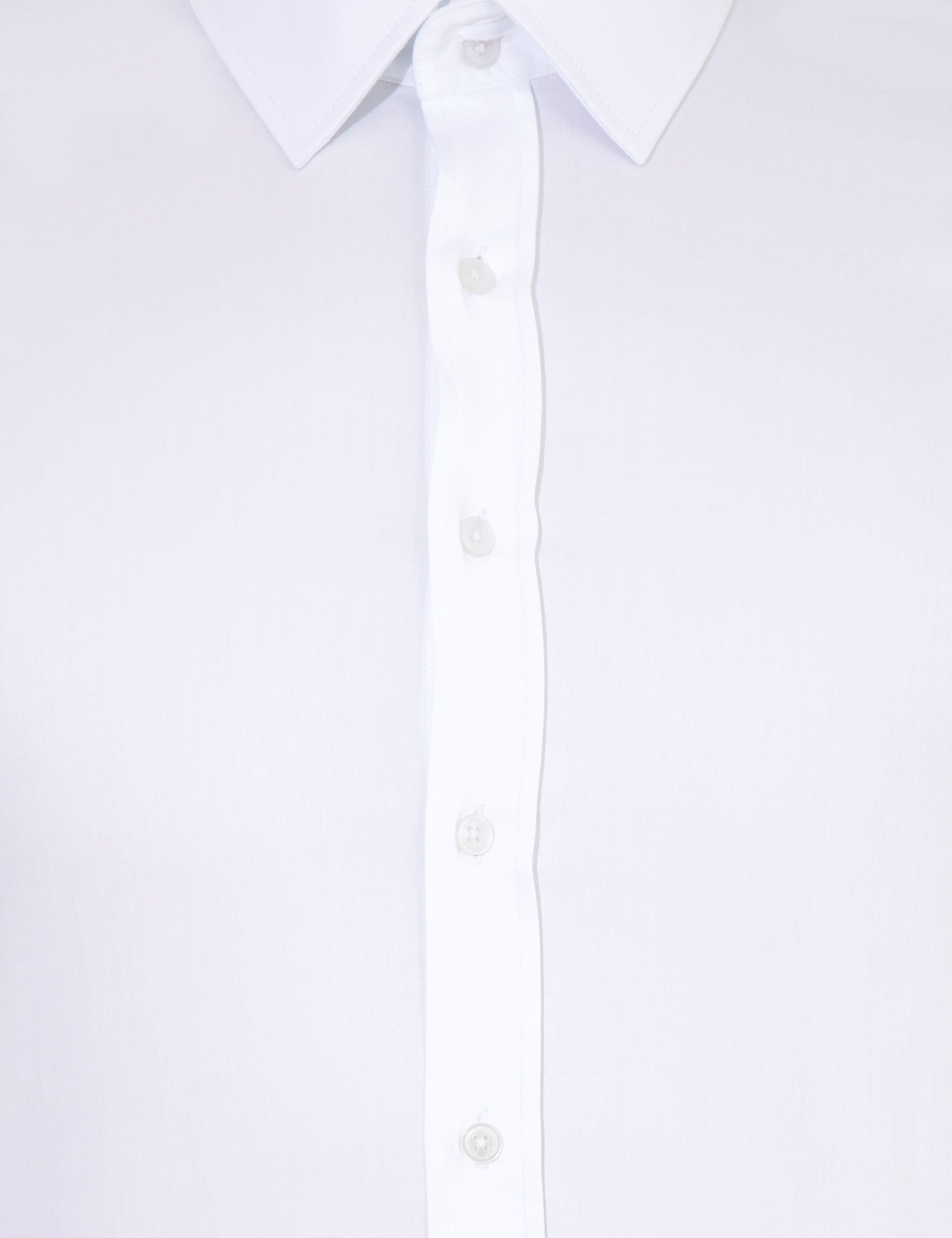 Beyaz Slim Fit Uzun Kollu Klasik Gömlek - Image 6