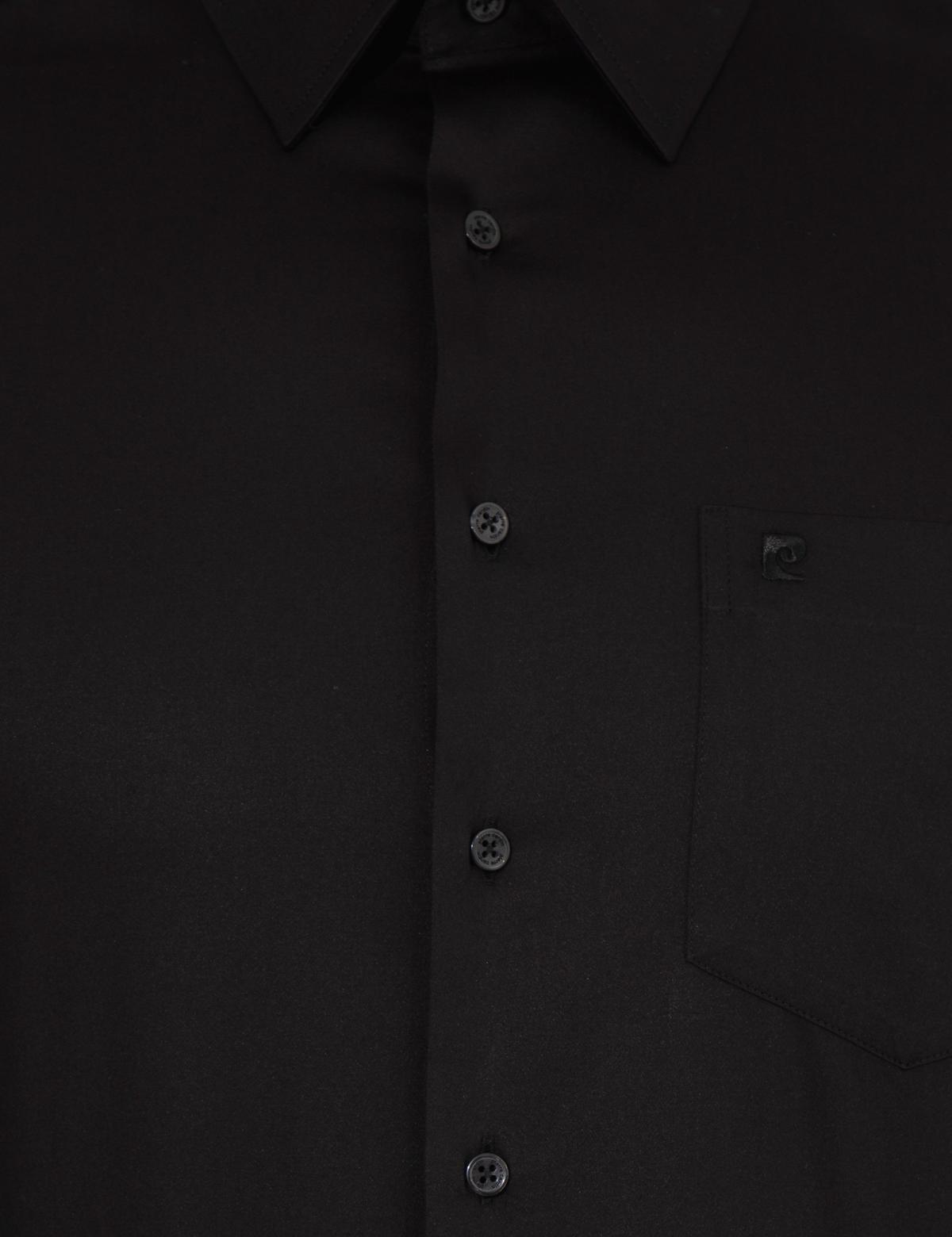 Siyah Regular Fit Uzun Kollu Klasik Gömlek - 50251167011