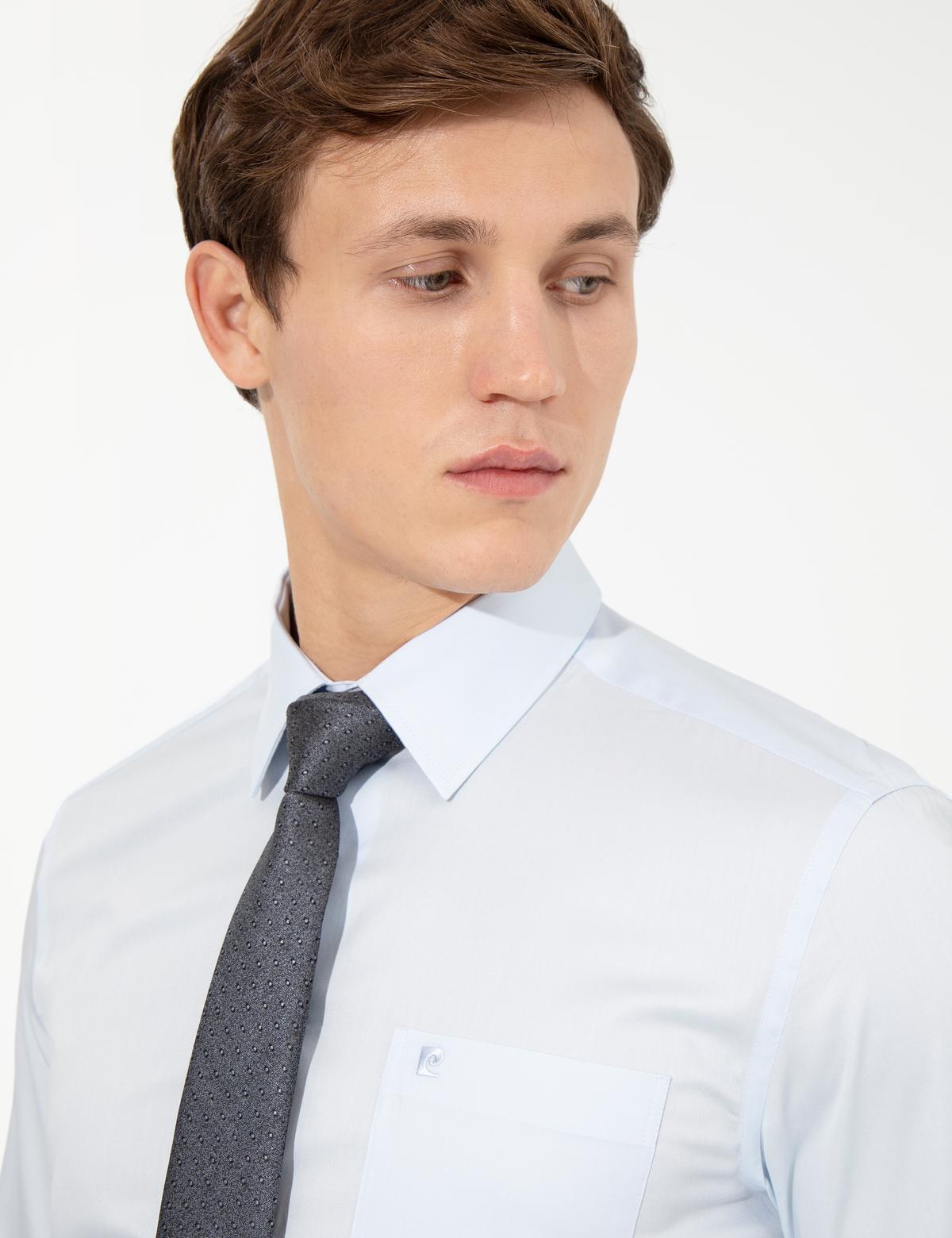 Açık Mavi Regular Fit Uzun Kollu Klasik Gömlek - 50251167026