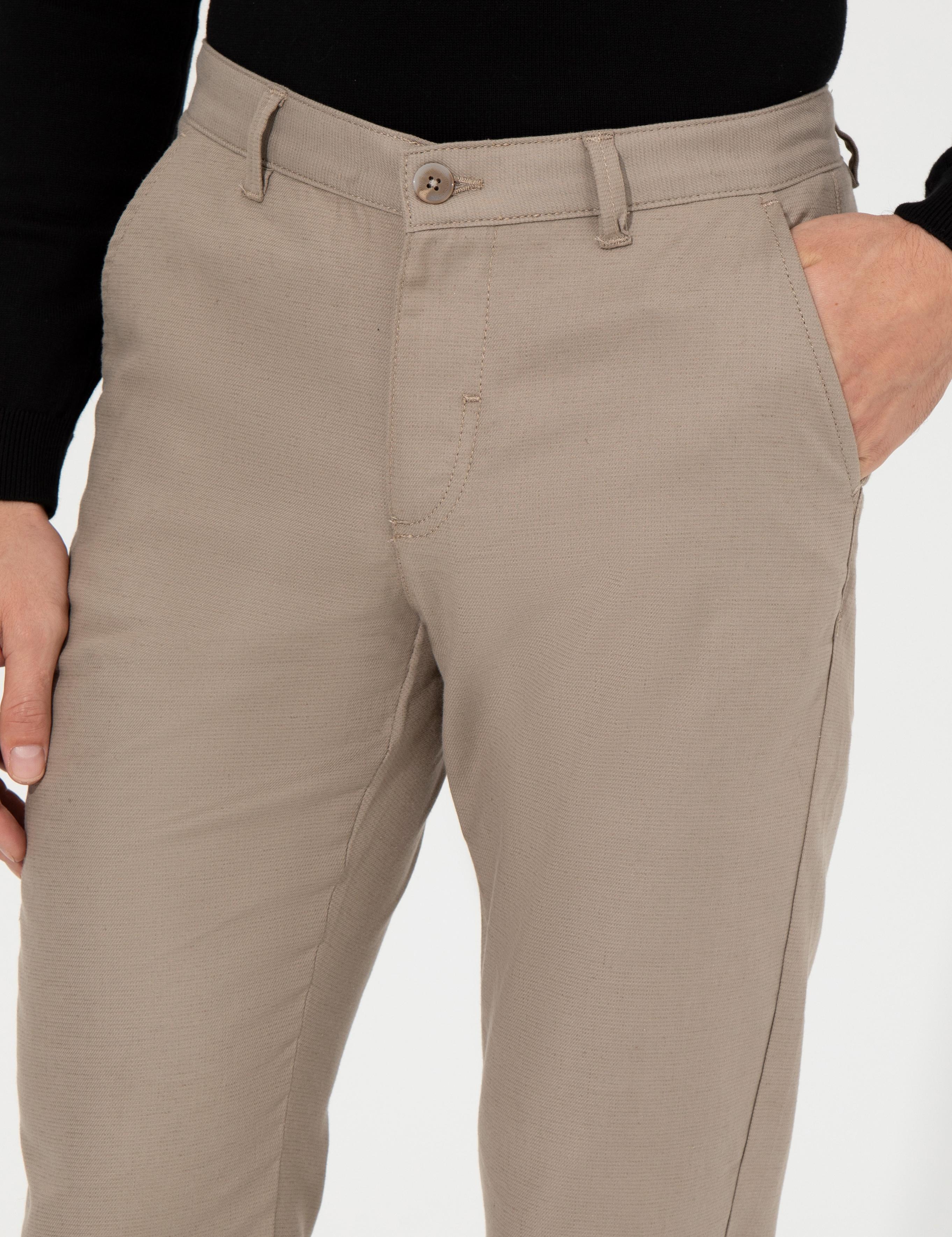 Vizon Slim Fit Kanvas Pantolon