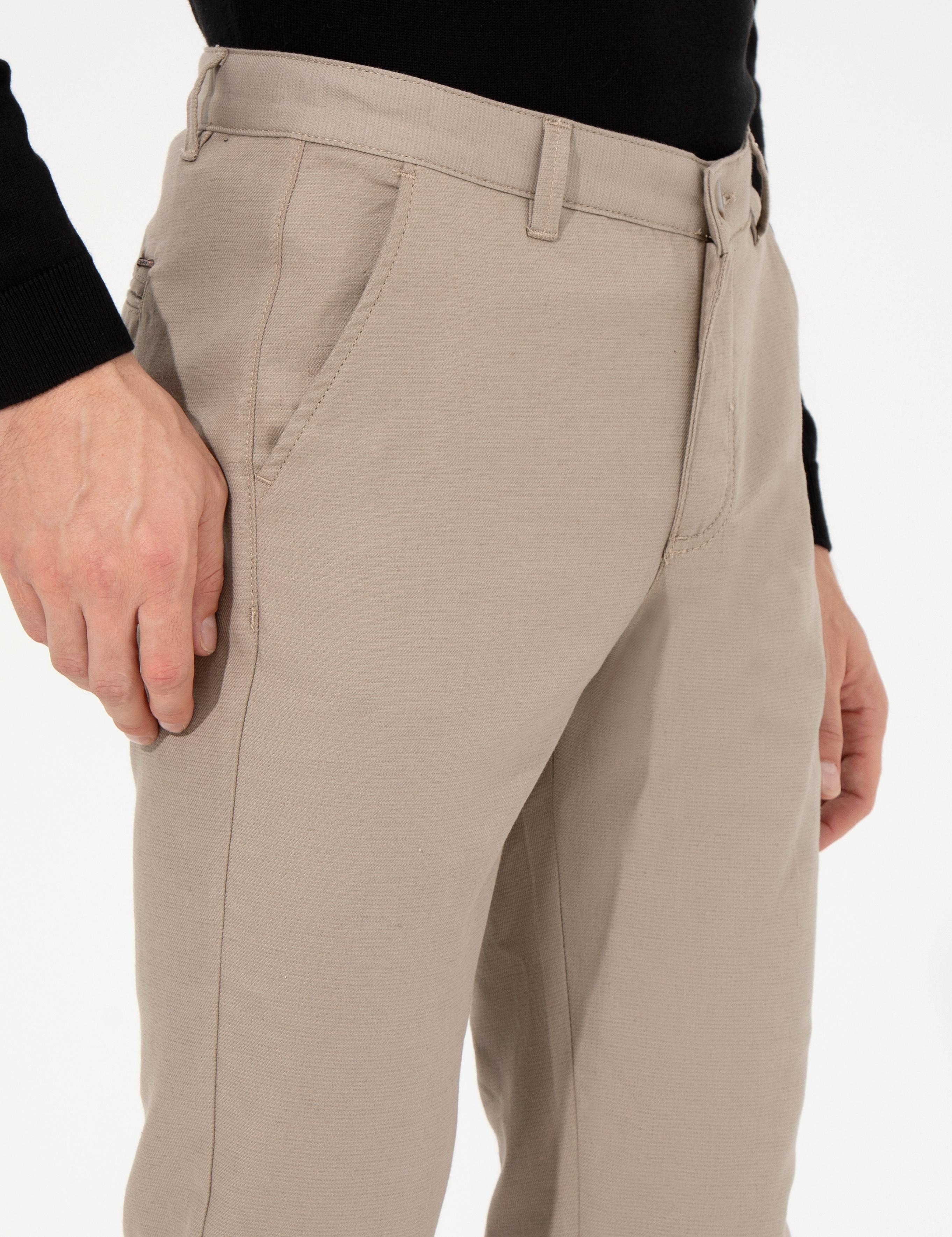 Vizon Slim Fit Kanvas Pantolon