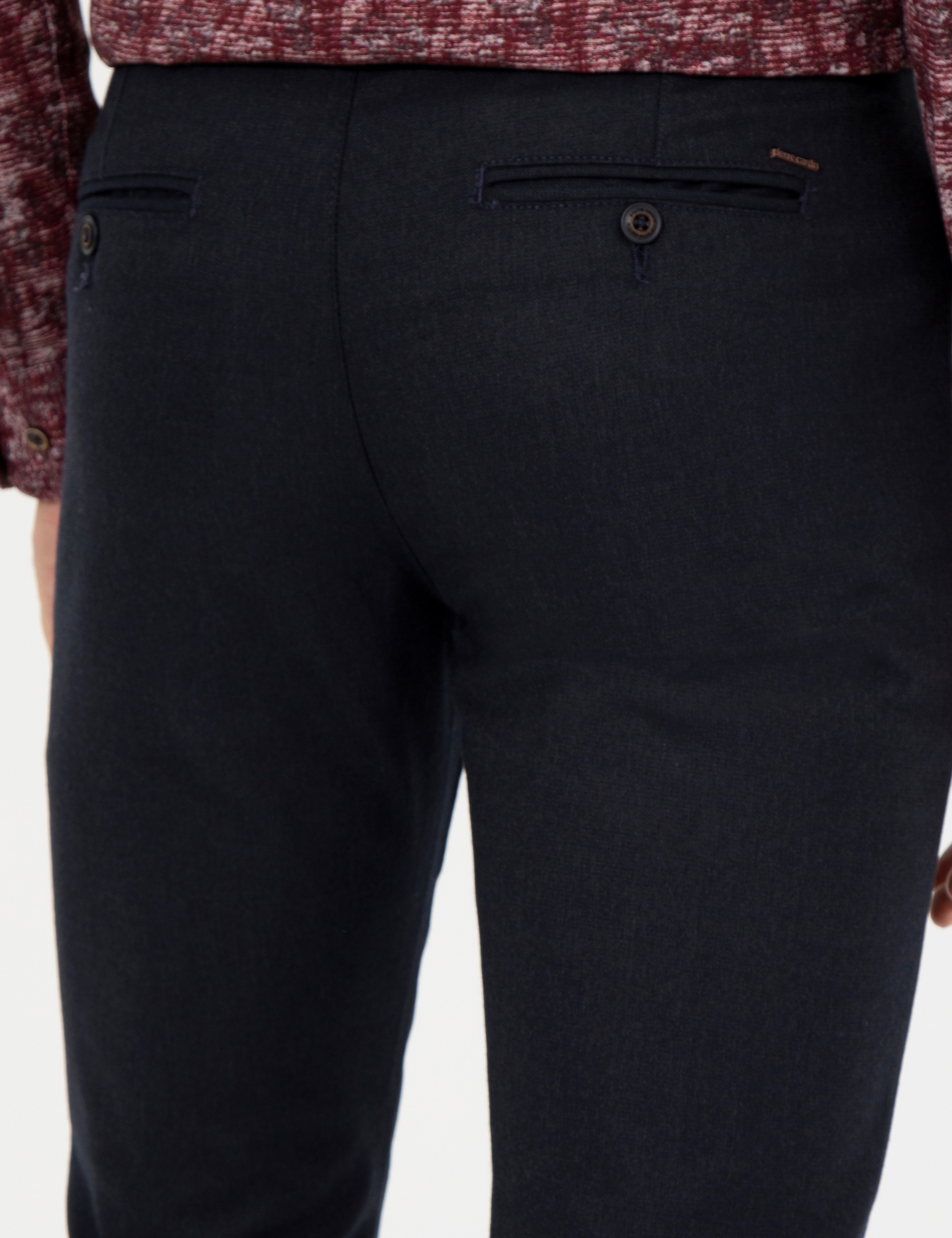 Lacivert Slim Fit Kanvas Pantolon - Image 7