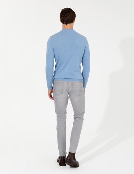 Açık Gri Slim Fit Jean Pantolon - 50259686010