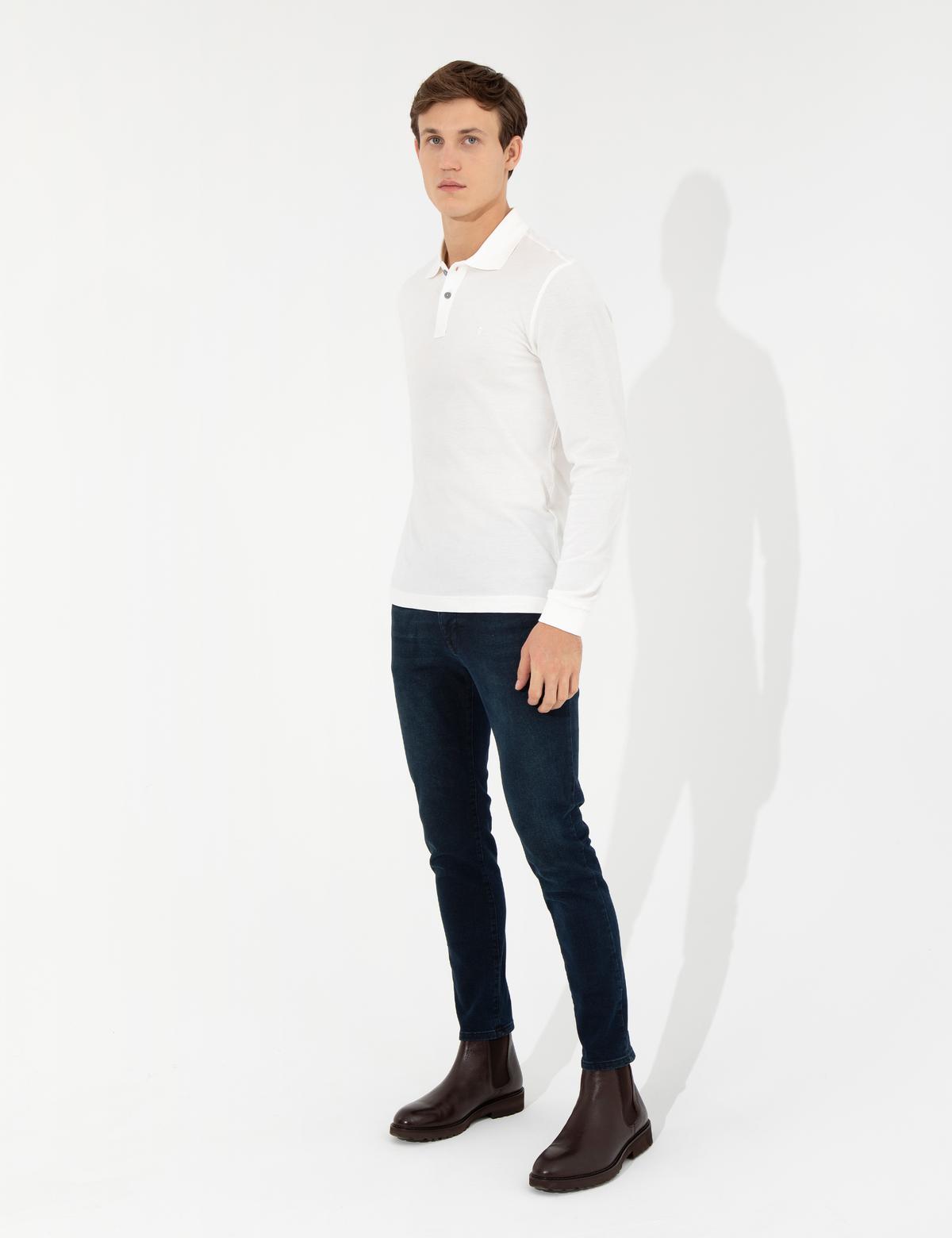Lacivert Slim Fit Jean Pantolon - 50259664013