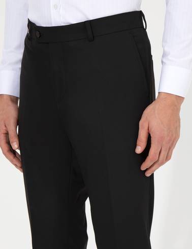 Siyah Slim Fit Kumaş Pantolon