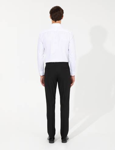 Siyah Slim Fit Kumaş Pantolon