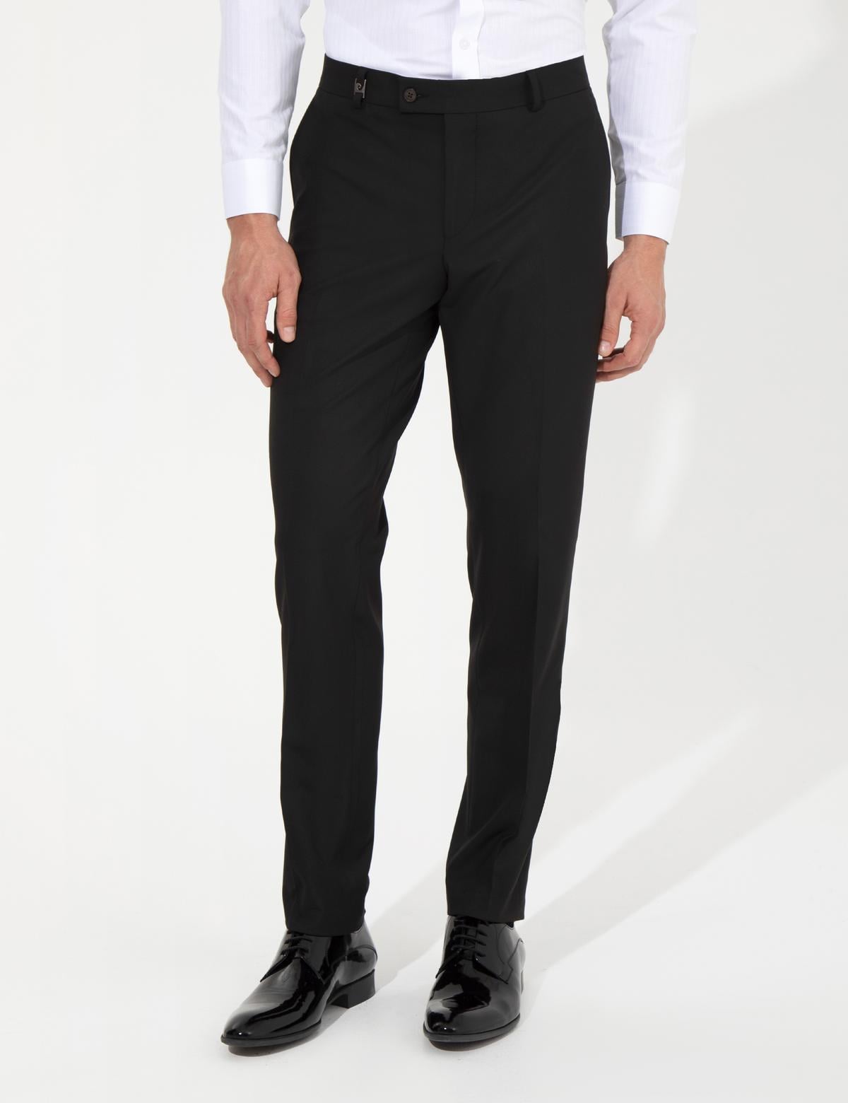 Siyah Slim Fit Kumaş Pantolon - 50261770006