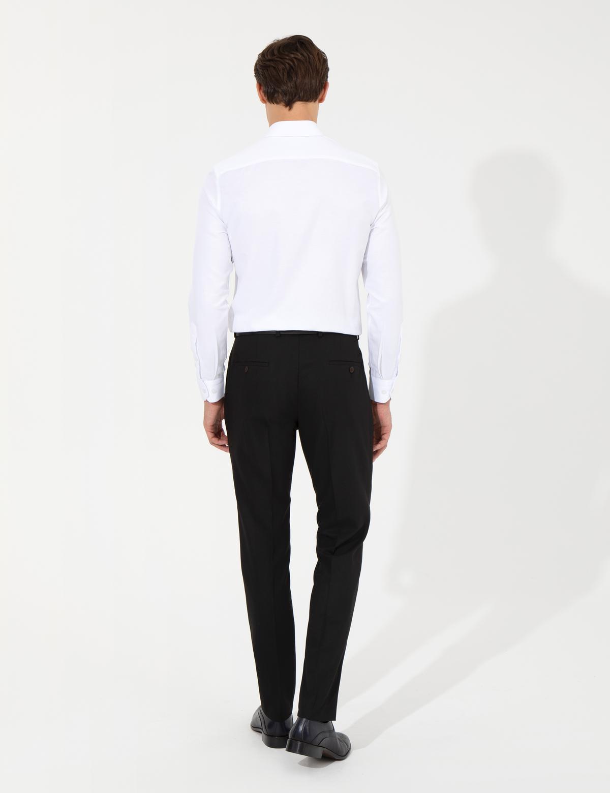 Siyah Slim Fit Kumaş Pantolon - 50261729012