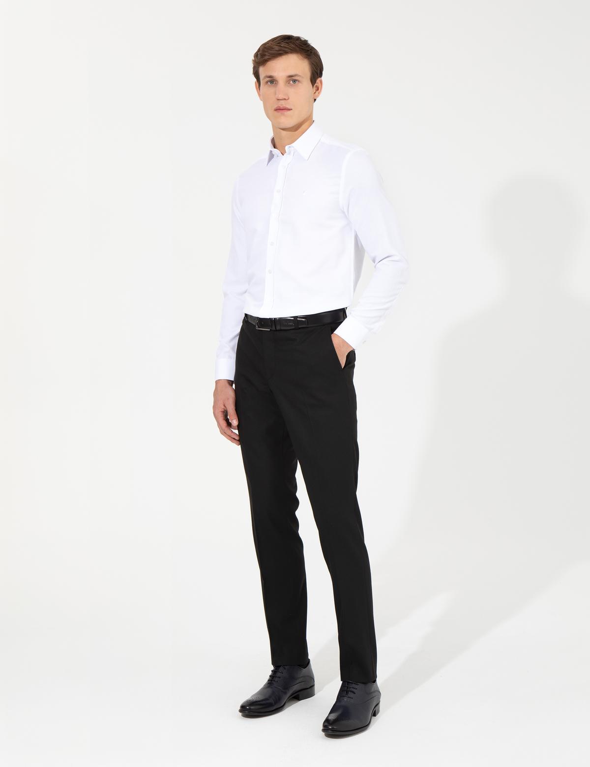 Siyah Slim Fit Kumaş Pantolon - 50261729012