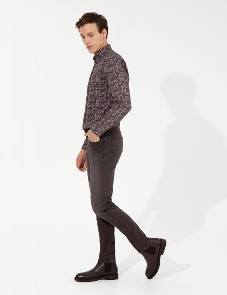 Kahverengi Slim Fit Jean Pantolon - 50259674023