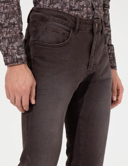 Kahverengi Slim Fit Jean Pantolon - 50259674023