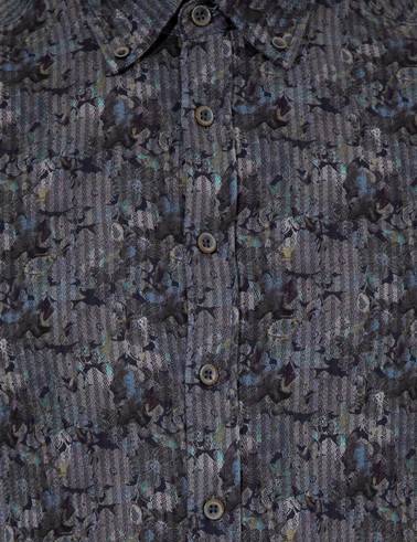 Yeşil Slim Fit Uzun Kollu Gömlek