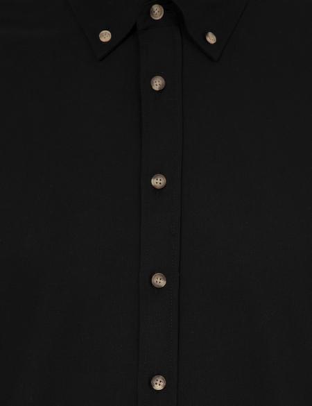 Siyah Regular Fit Uzun Kollu Gömlek - 50257527077