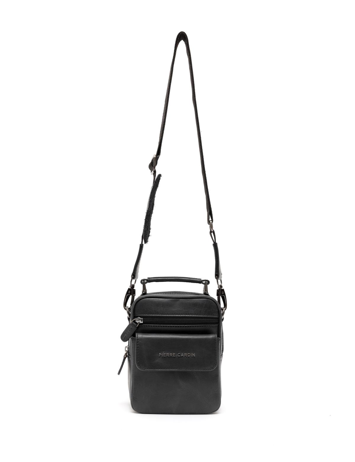 Erkek Gri Deri Askılı El Çantası - 50266865001