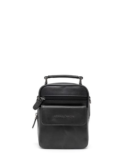 Erkek Gri Deri Askılı El Çantası - 50266865001