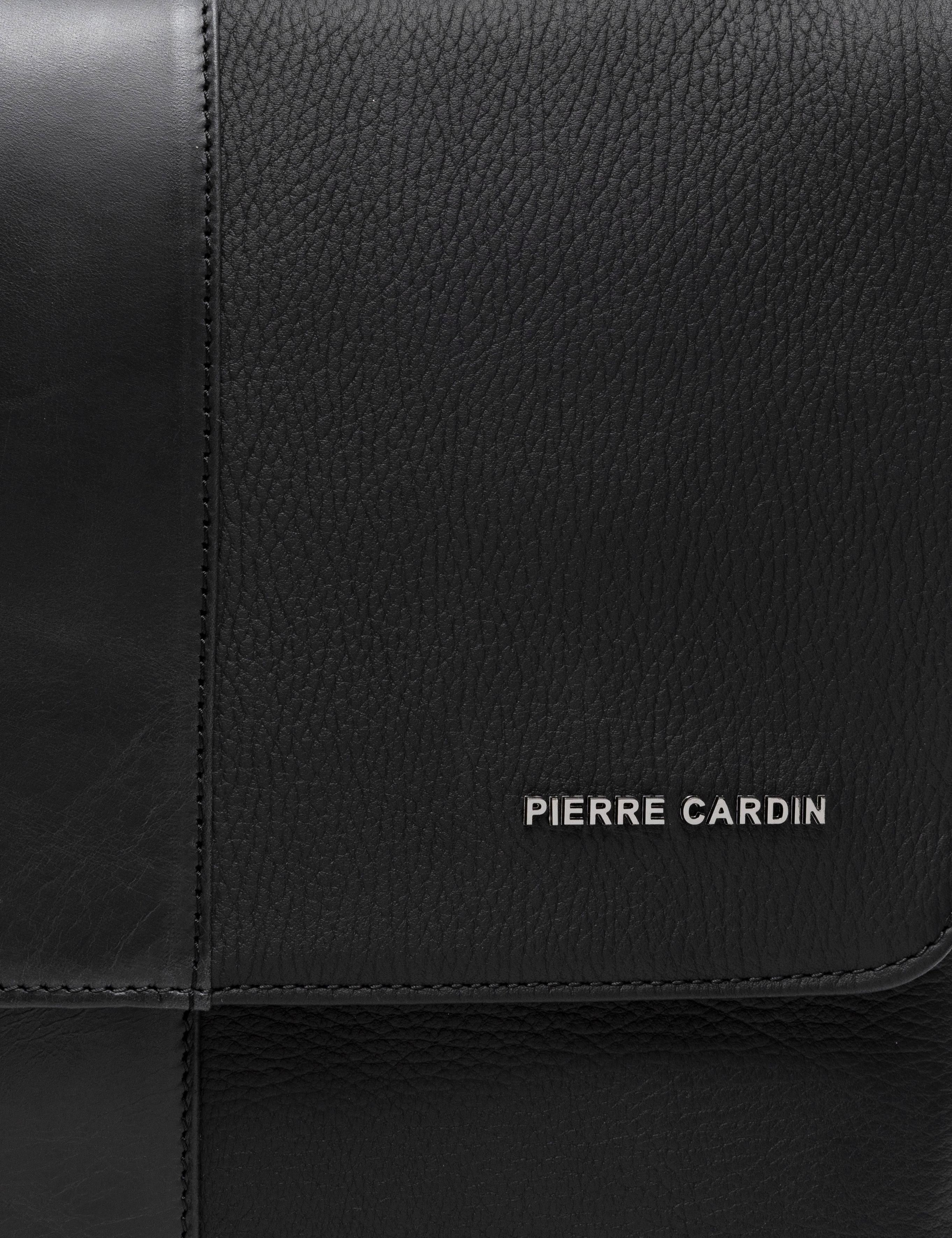 Erkek Siyah Deri Omuz Çantası