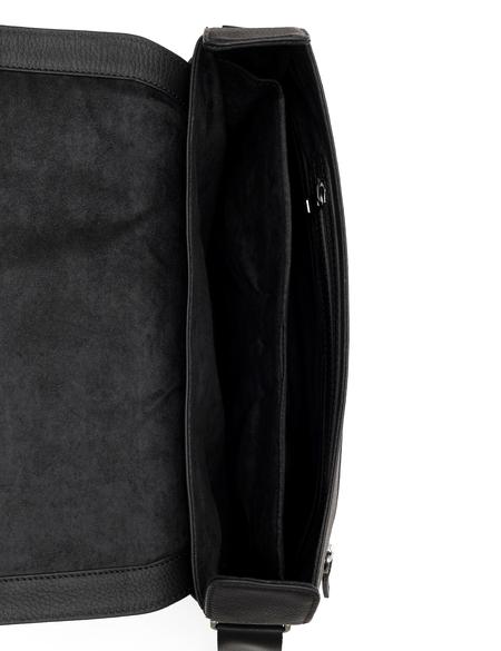 Erkek Siyah Deri Omuz Çantası - 50266866001