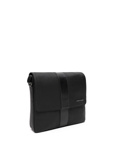 Erkek Siyah Deri Omuz Çantası - 50266866001