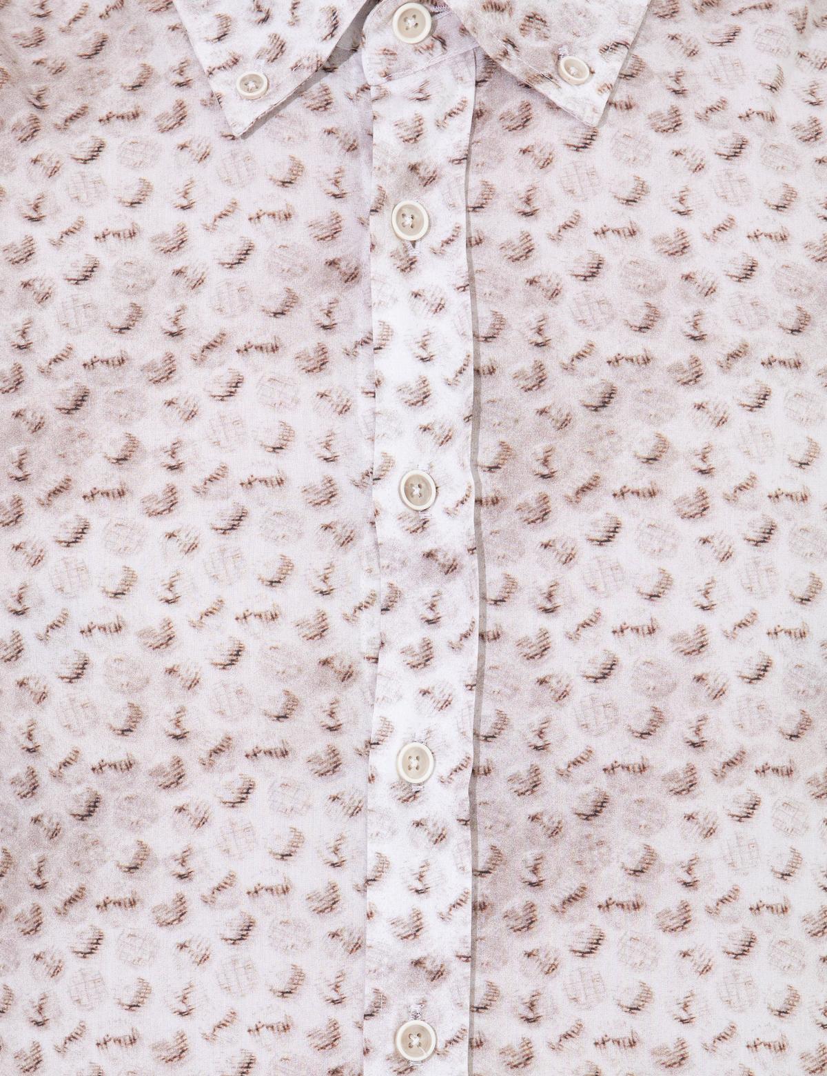 Bej Slim Fit Uzun Kollu Gömlek - 50259504009