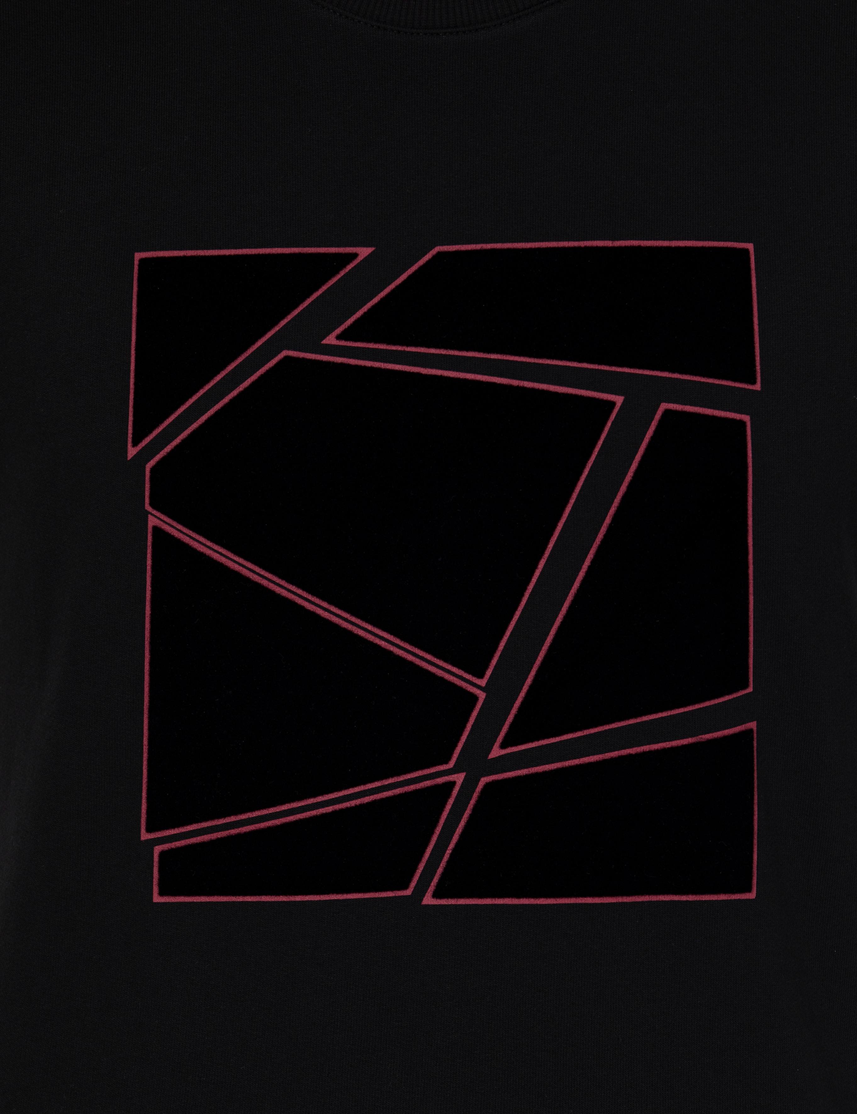 Siyah Slim Fit Sweatshirt