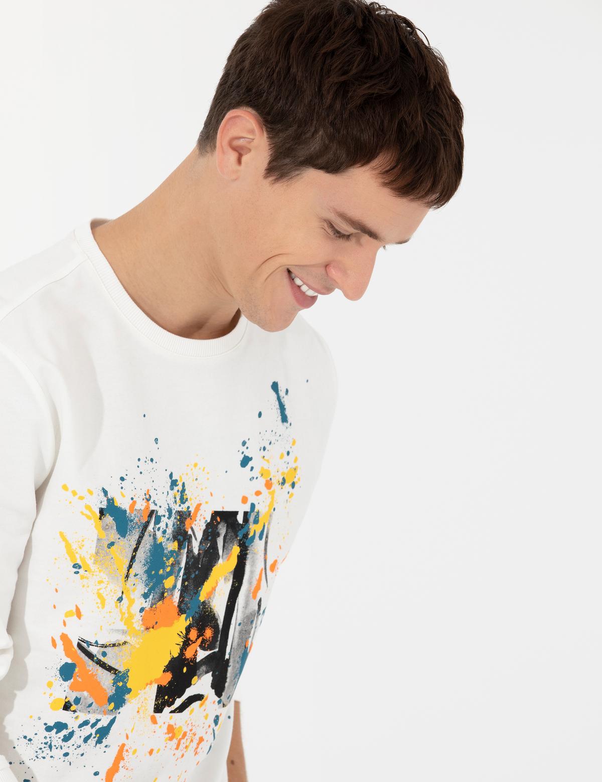 Ekru Sweatshirt - 50258514004