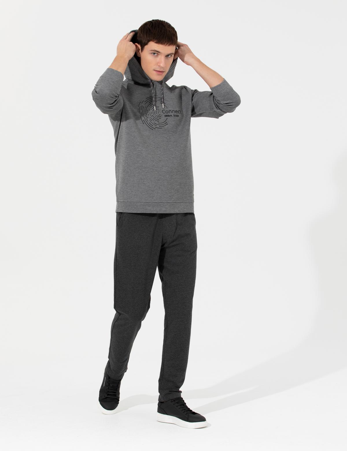 Gri Melanj Sweatshirt - 50258326005