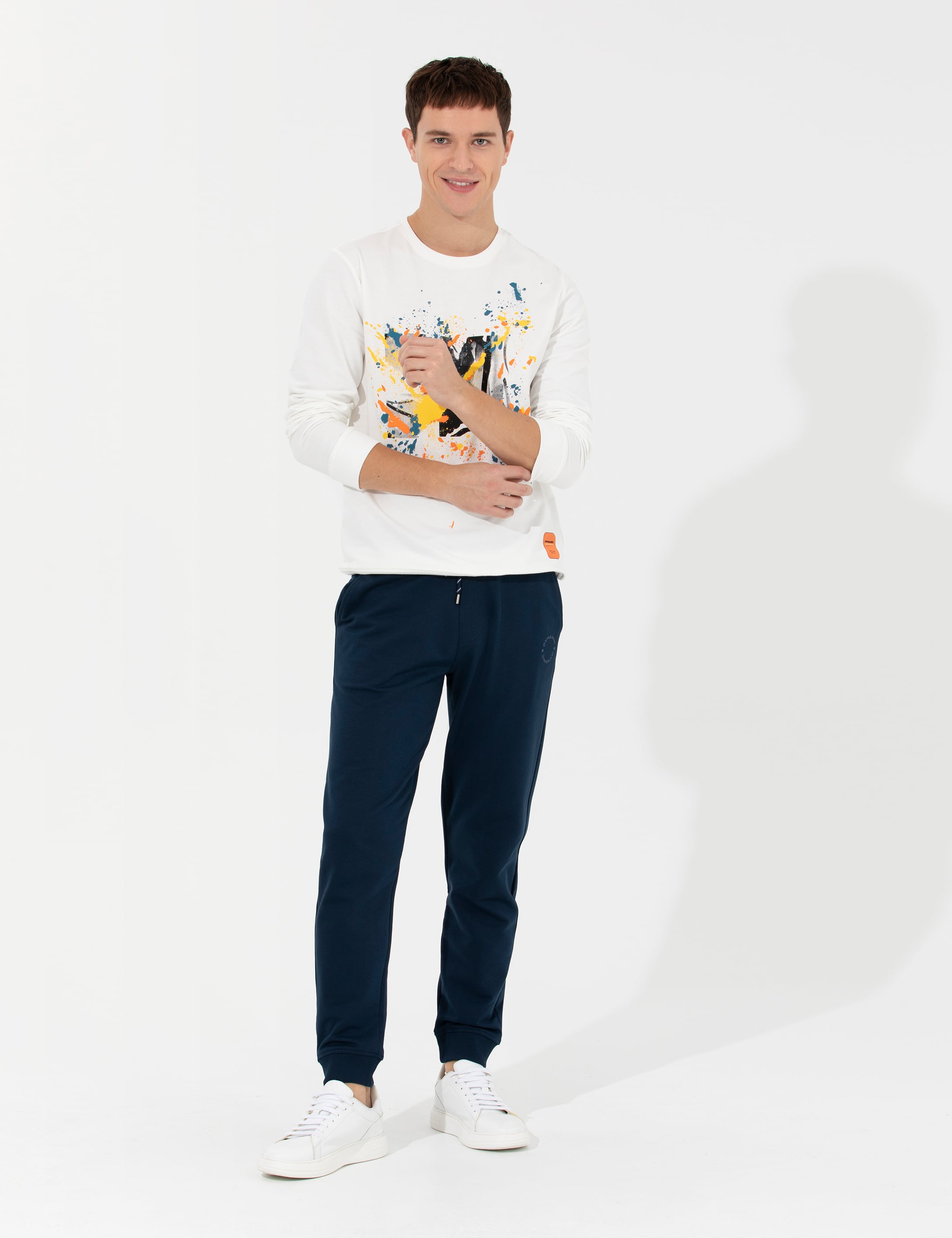 Lacivert Slim Fit Eşofman Altı