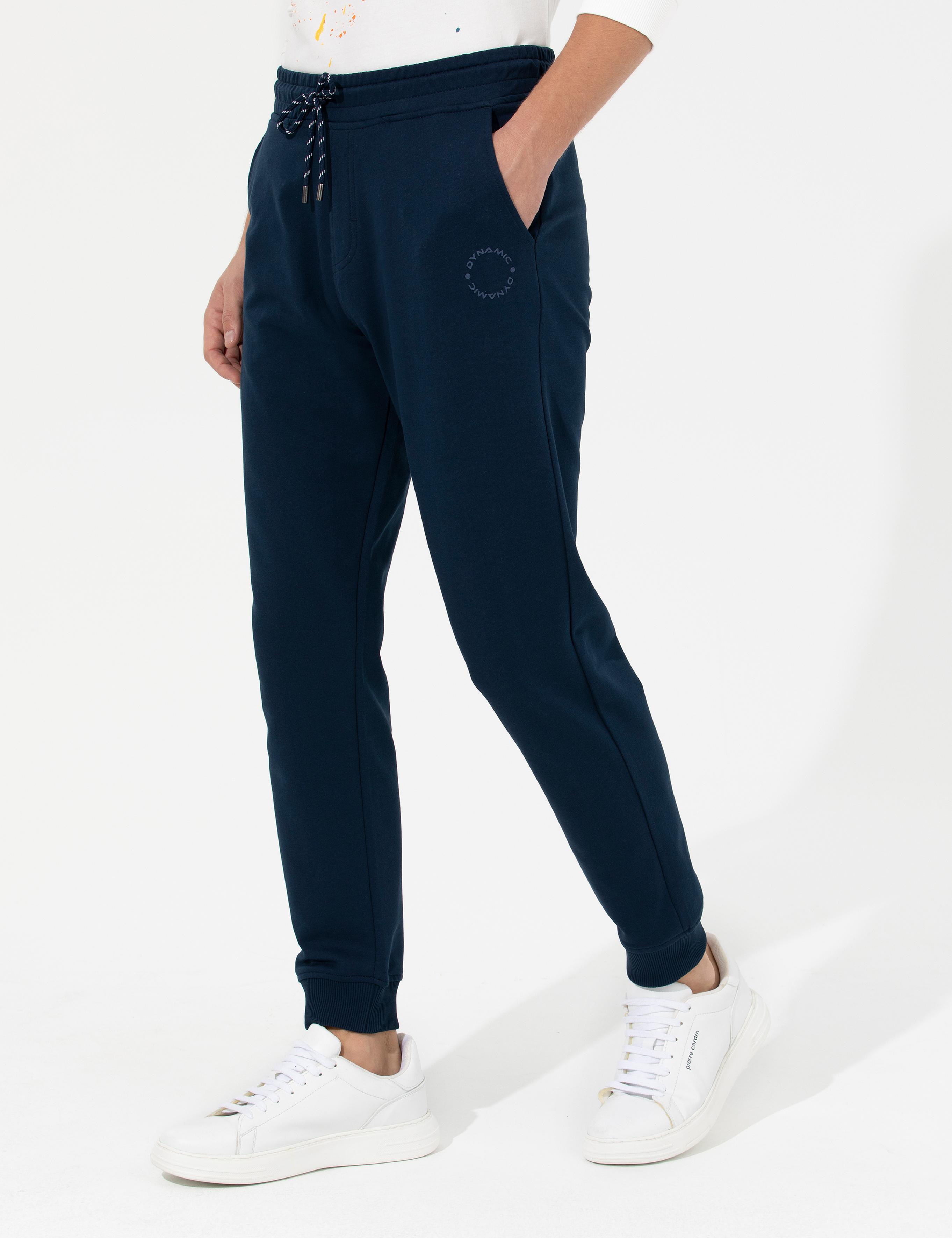 Lacivert Slim Fit Eşofman Altı