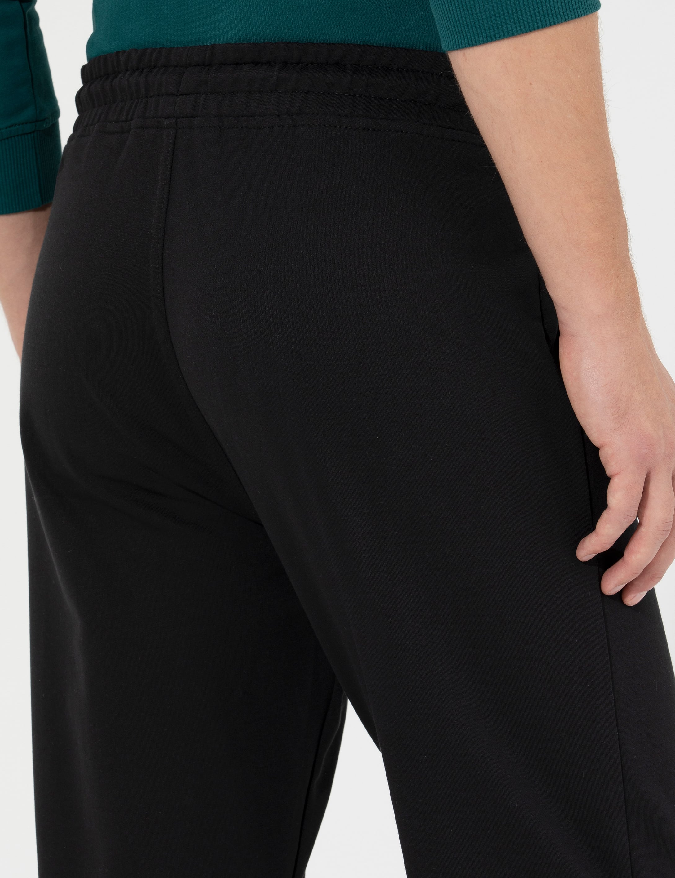 Siyah Slim Fit Eşofman Altı - Image 7