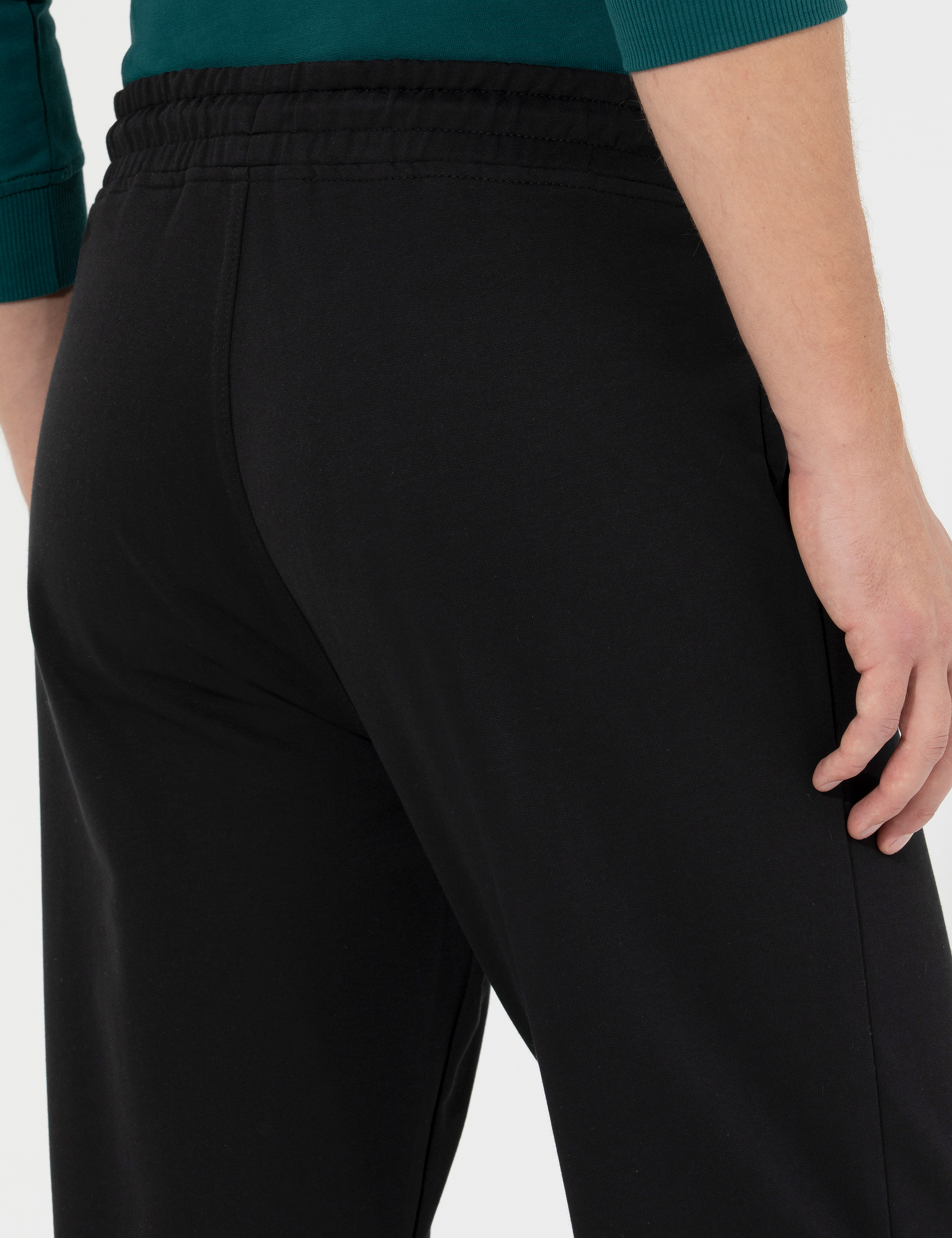 Siyah Slim Fit Eşofman Altı