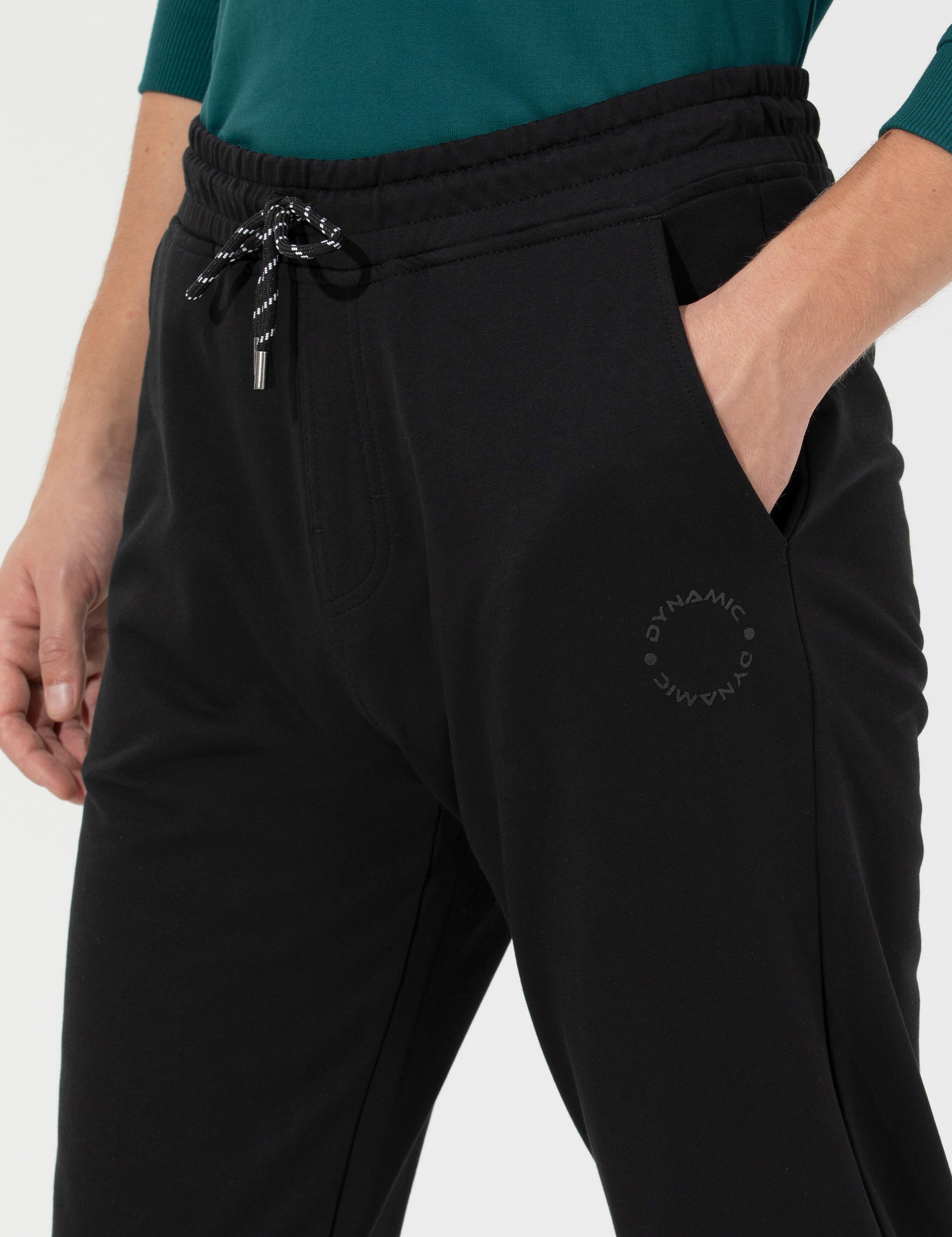 Siyah Slim Fit Eşofman Altı