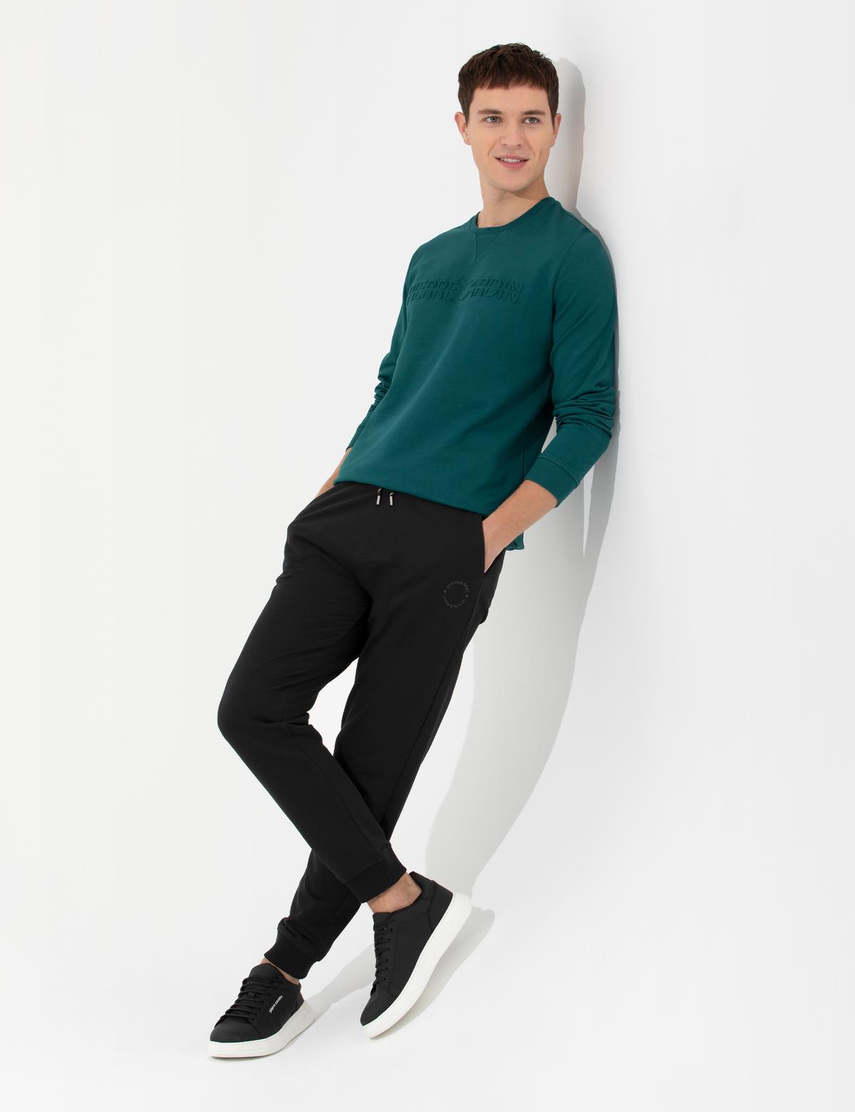 Siyah Slim Fit Eşofman Altı