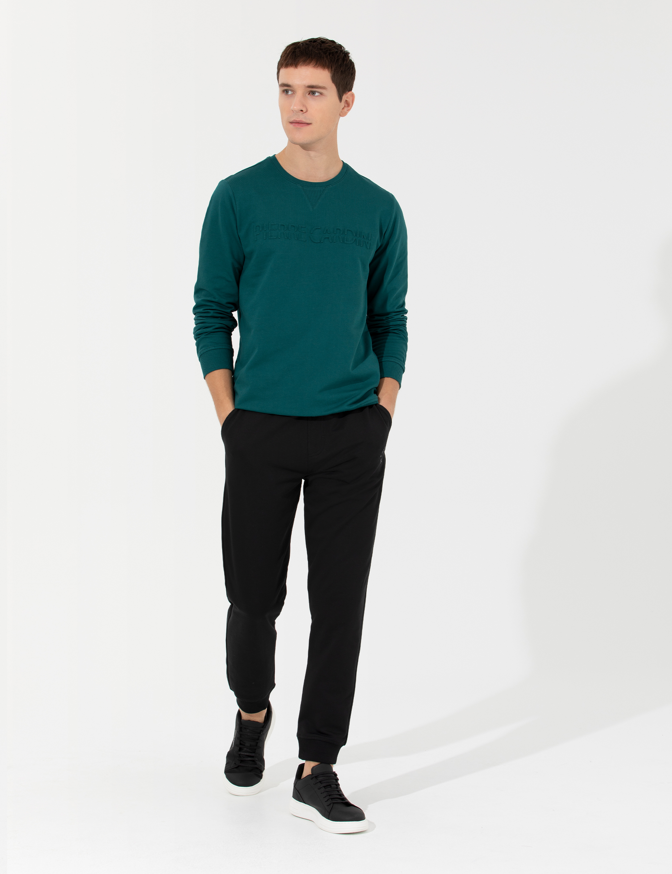 Siyah Slim Fit Eşofman Altı