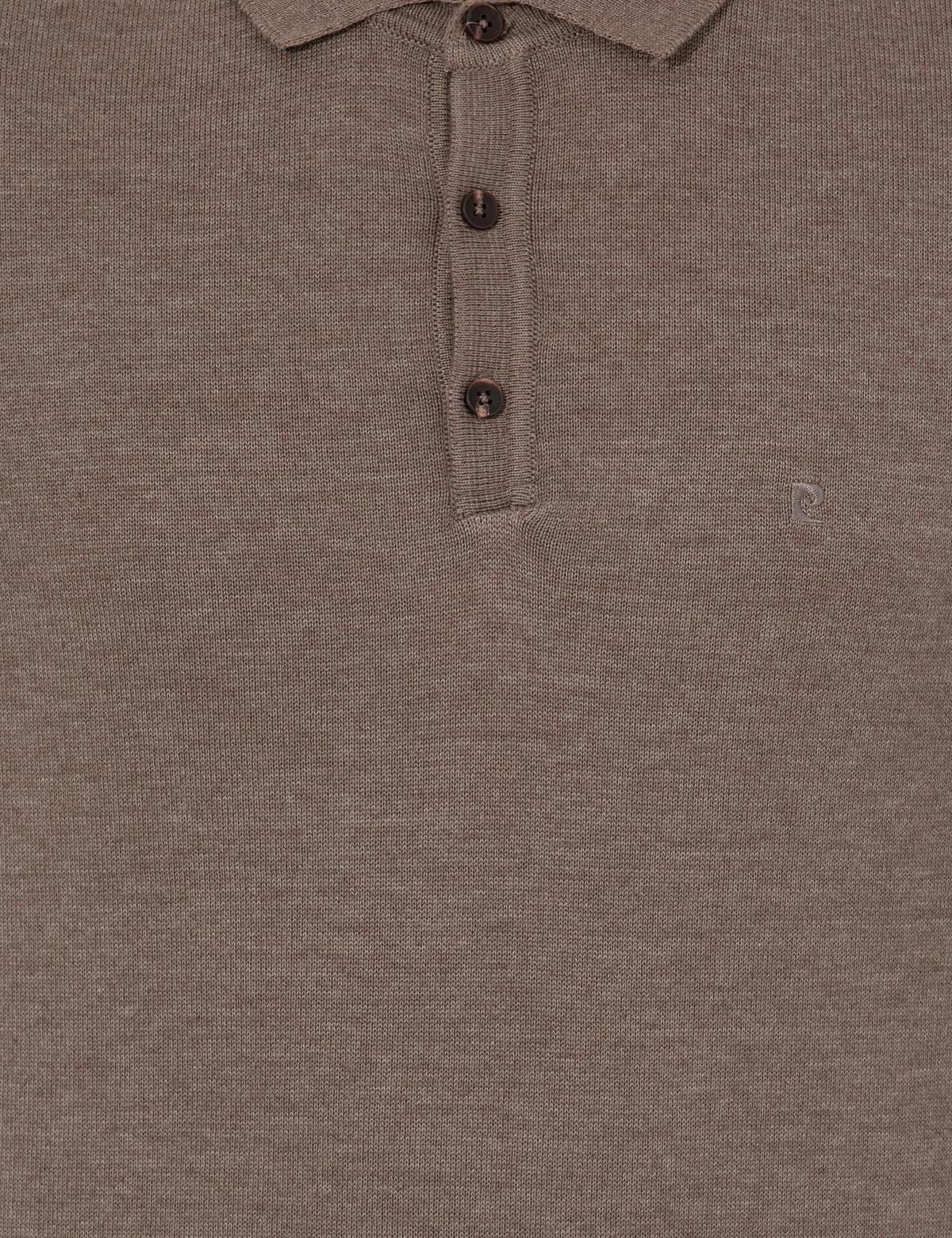 Vizon Melanj Slim Fit Polo Yaka Basic Triko Kazak - 50257252030