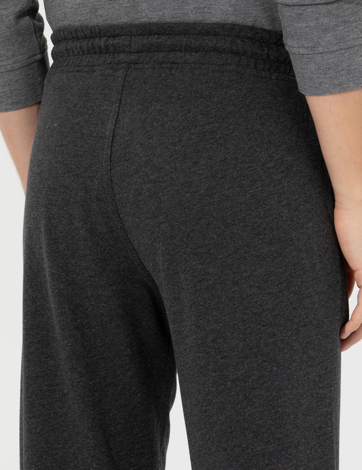 Antrasit Melanj Slim Fit Eşofman Altı - 50261568019