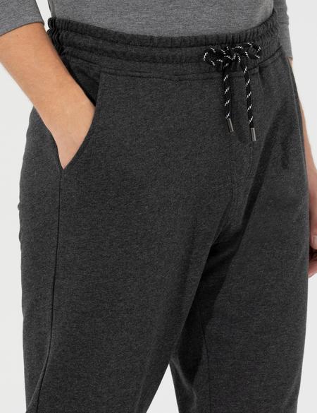 Antrasit Melanj Slim Fit Eşofman Altı - 50261568019