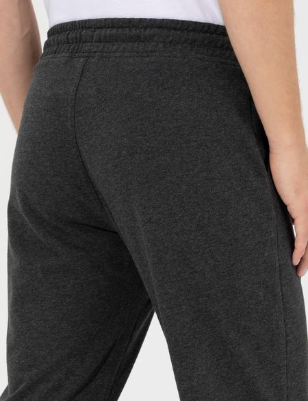 Antrasit Melanj Slim Fit Eşofman Altı - 50263879019