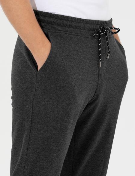 Antrasit Melanj Slim Fit Eşofman Altı - 50263879019