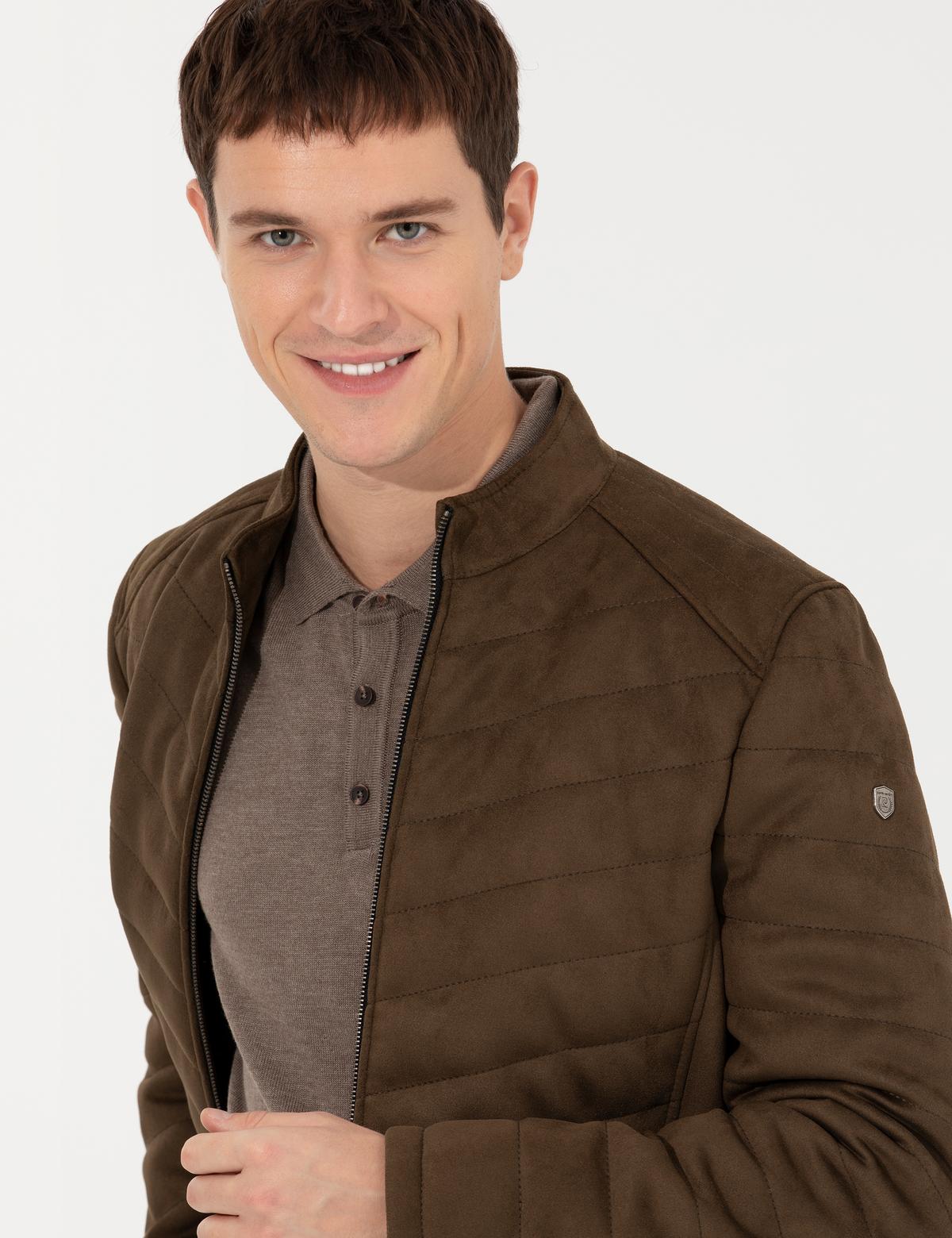 Haki Deri Ceket - 50262400032