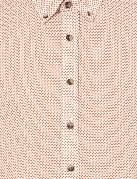 Turuncu Slim Fit Uzun Kollu Gömlek - 50259522023