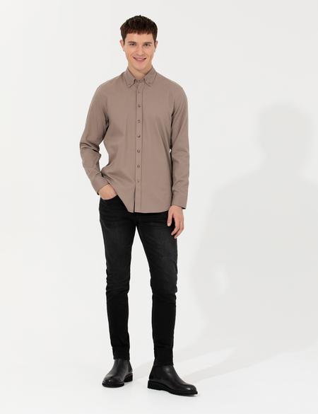 Vizon Regular Fit Uzun Kollu Gömlek - 50257527064