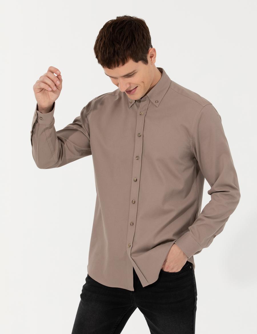 Vizon Regular Fit Uzun Kollu Gömlek