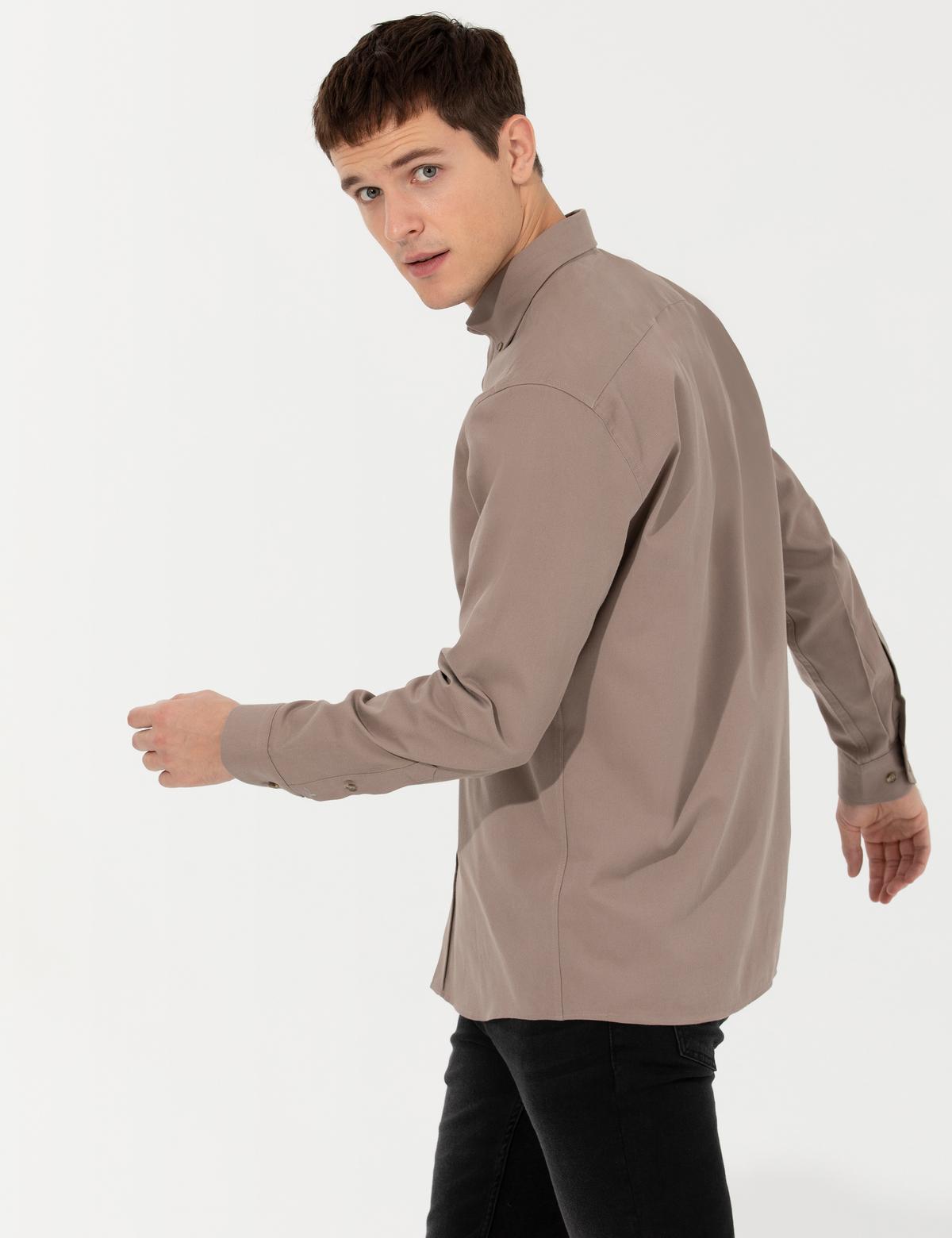 Vizon Regular Fit Uzun Kollu Gömlek - 50257527064