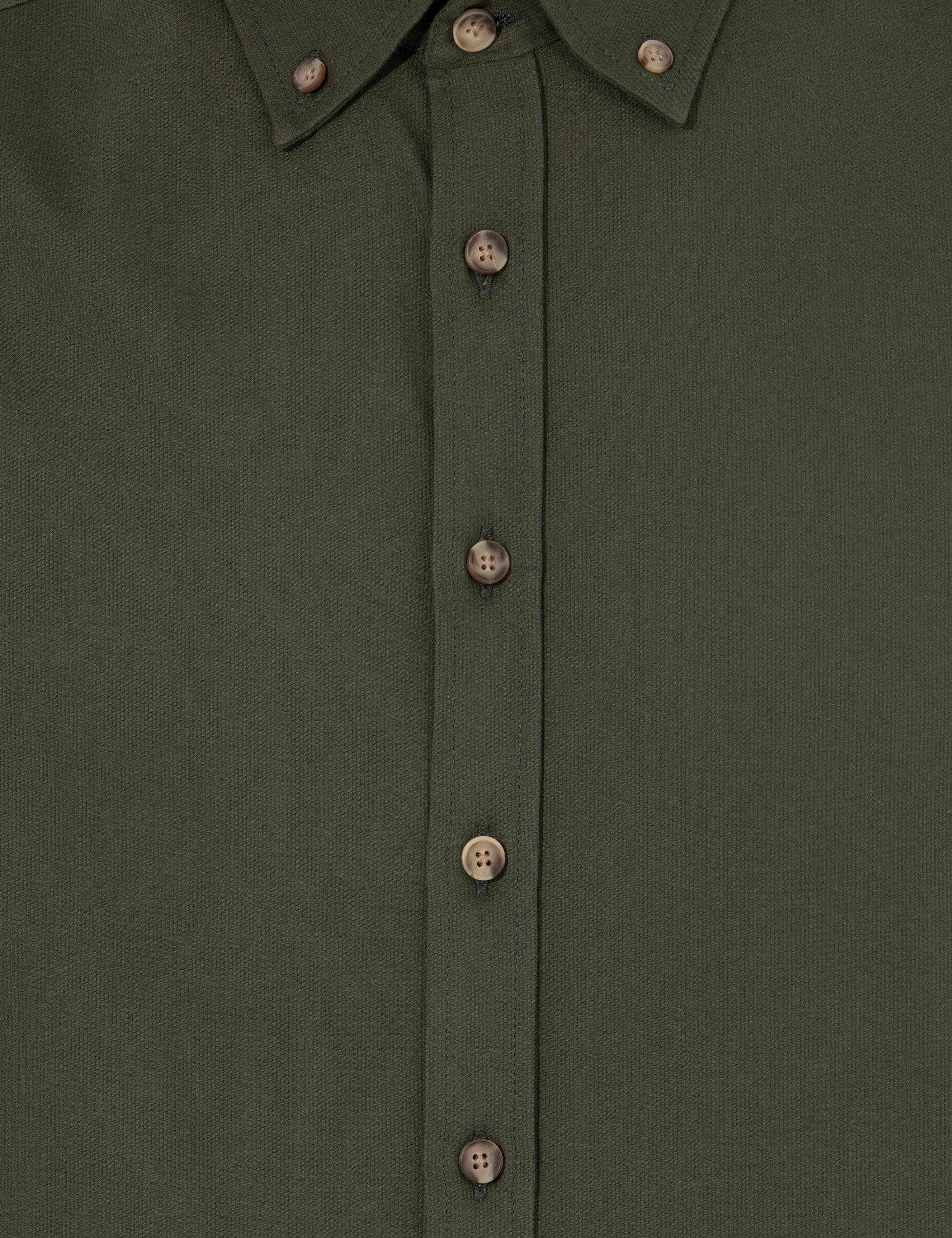 Haki Regular Fit Uzun Kollu Gömlek