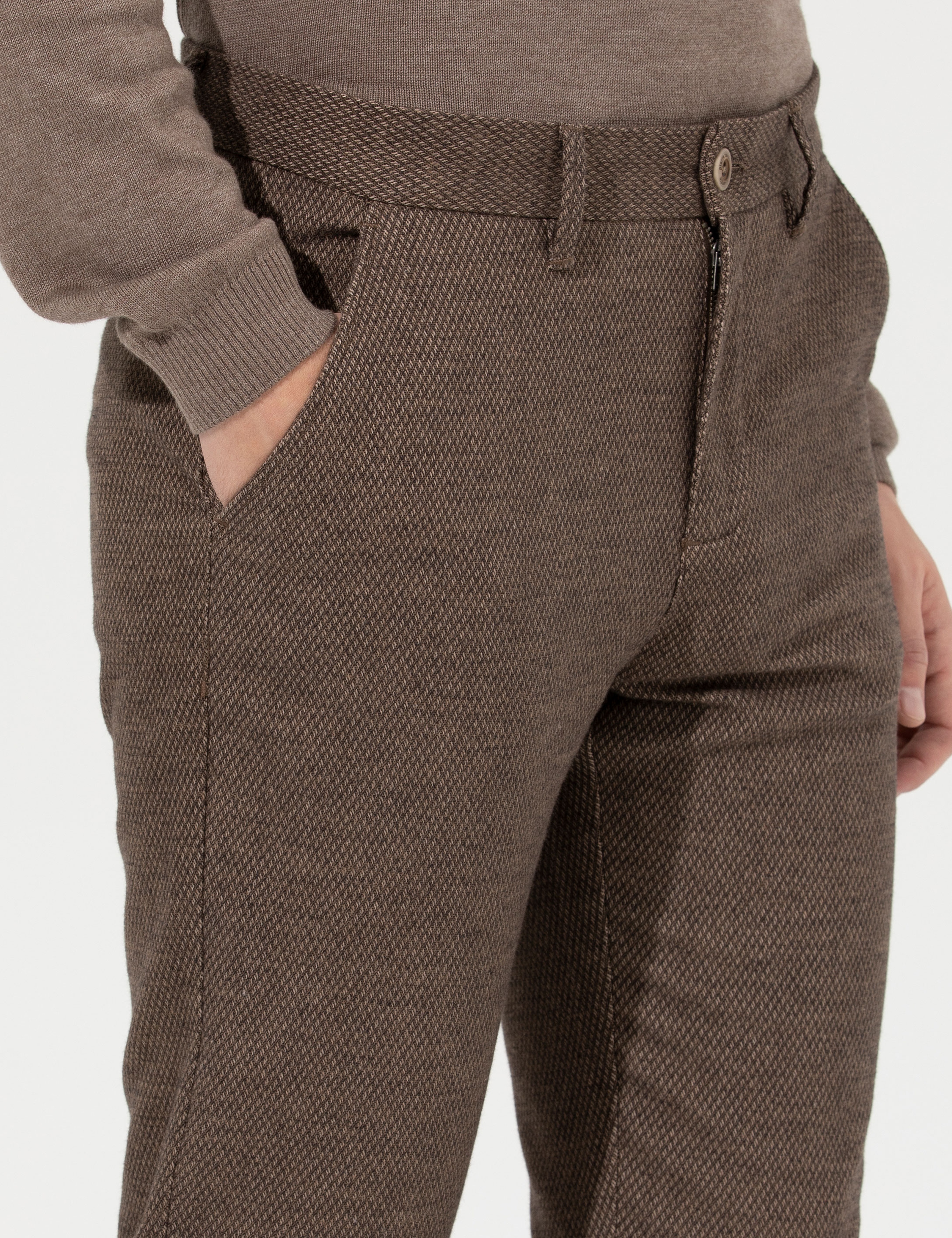 Vizon Slim Fit Kanvas Pantolon