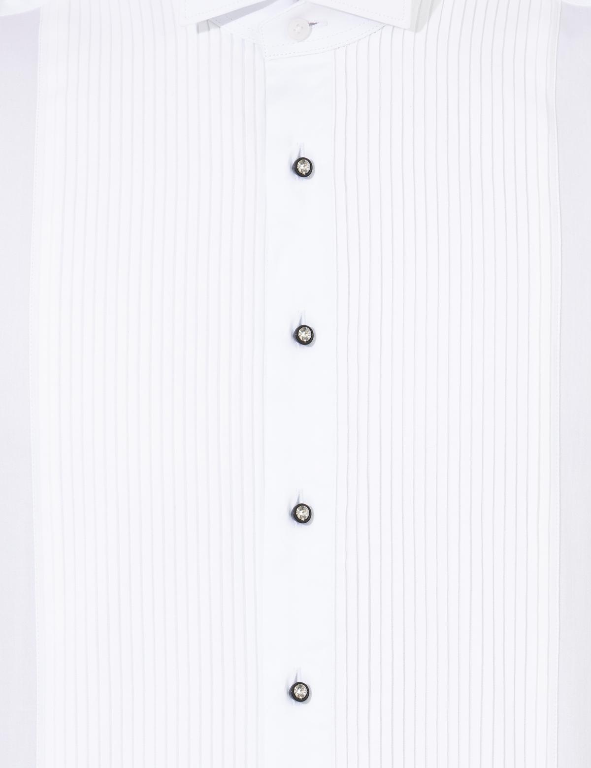 Beyaz Slim Fit Smokin Gömlek - 50251062007