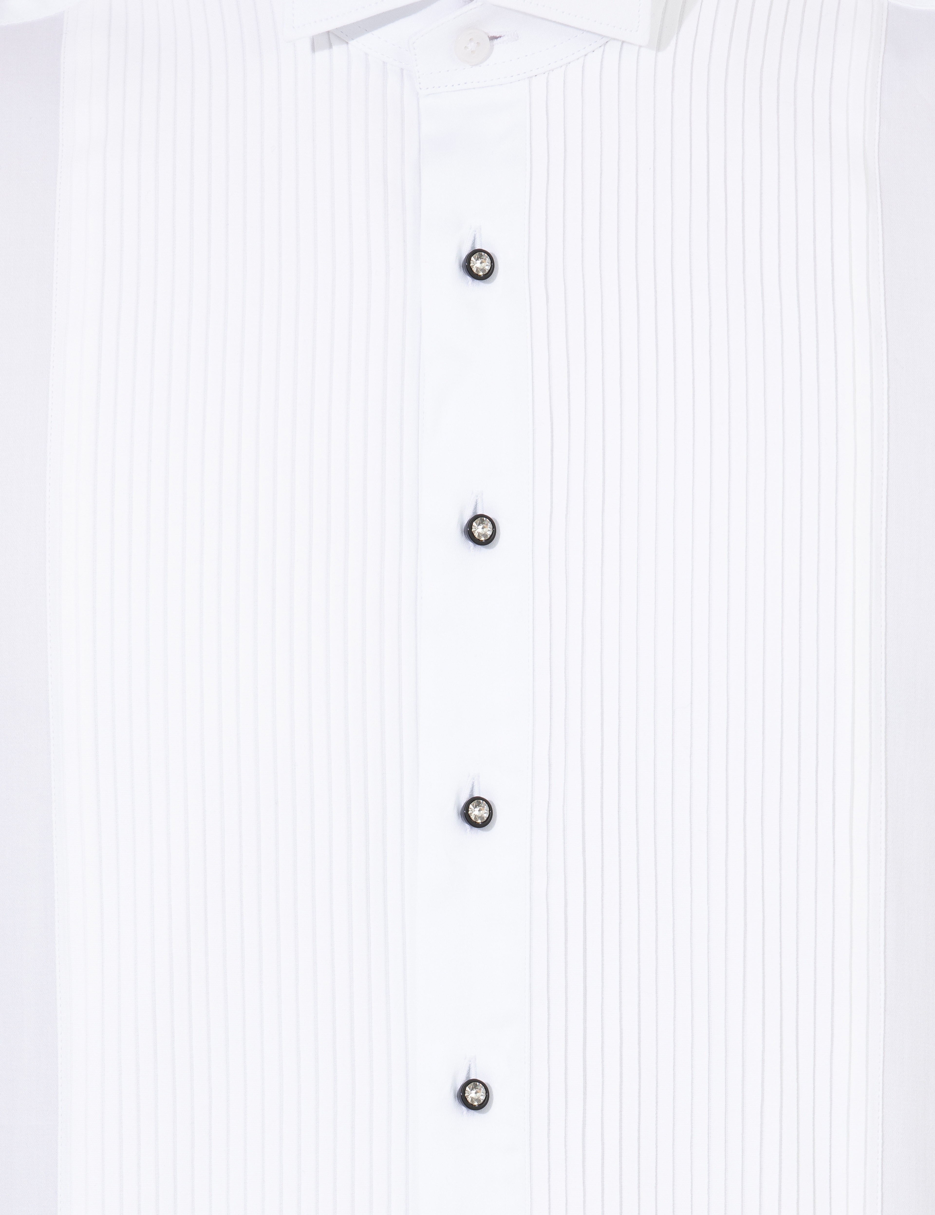 Beyaz Slim Fit Smokin Gömlek - Image 6