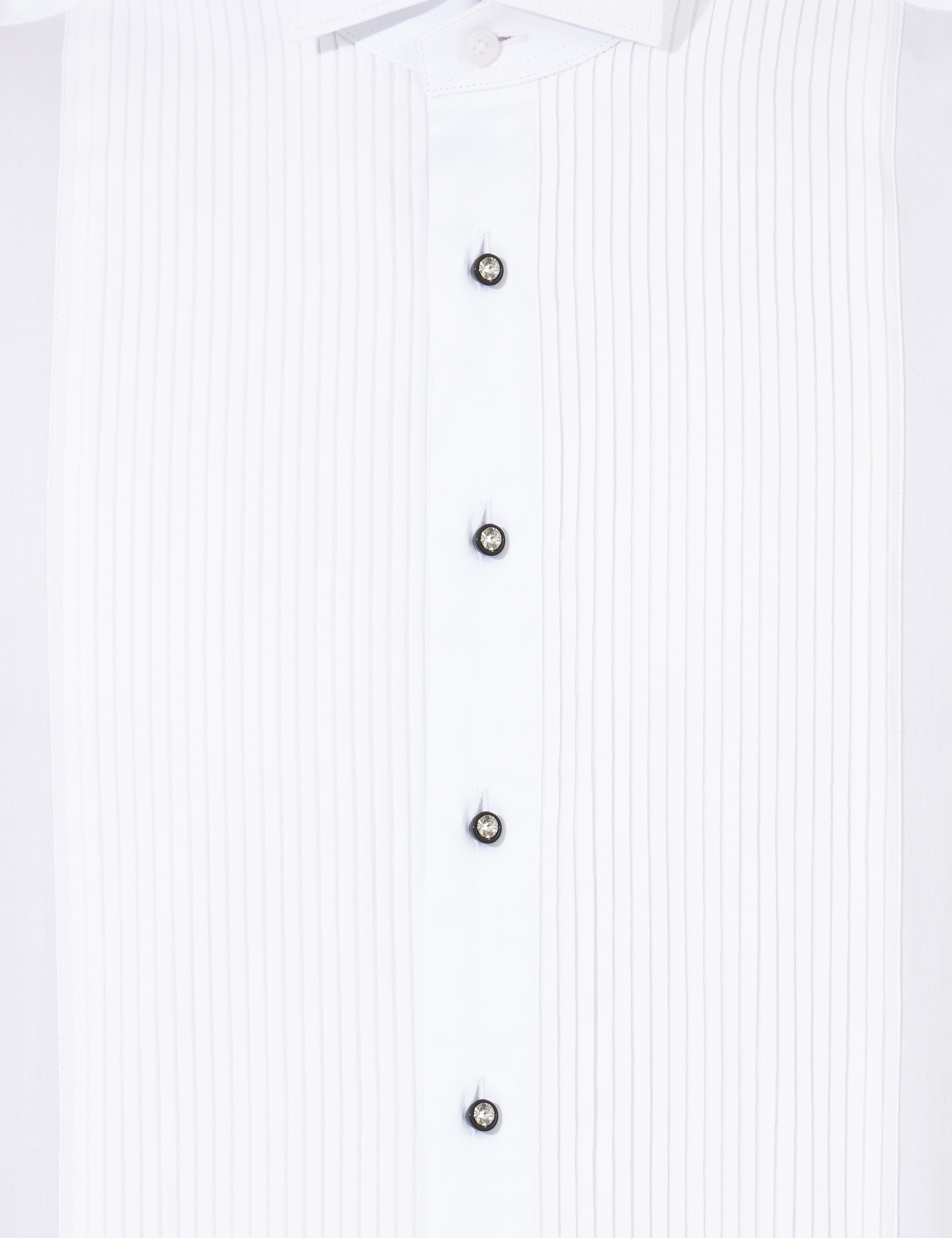 Beyaz Slim Fit Smokin Gömlek