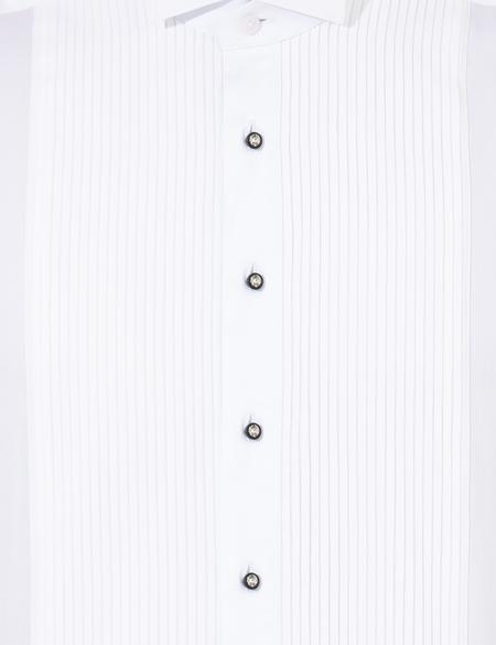 Beyaz Slim Fit Smokin Gömlek - 50251062007