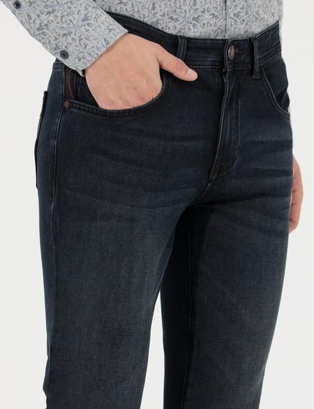 Lacivert Slim Fit Jean Pantolon - 50259651007